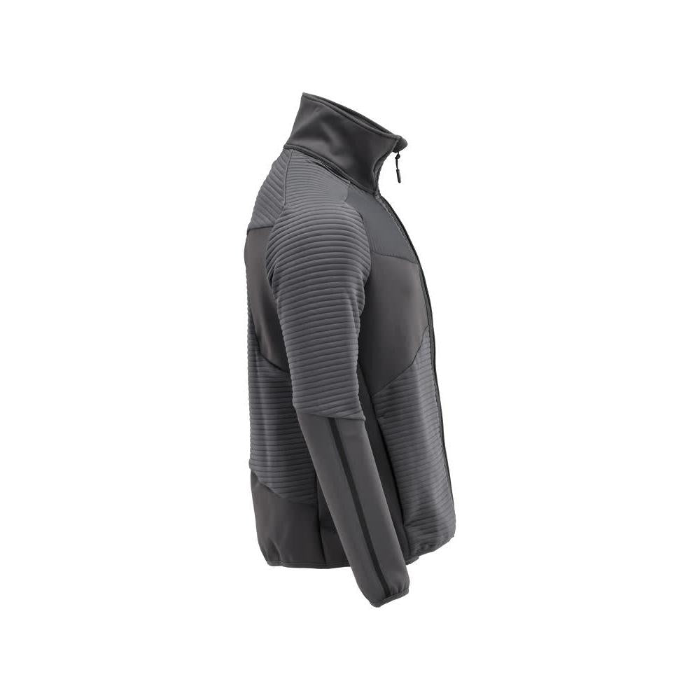 Fleece trui met microfleece jack met ritssluiting