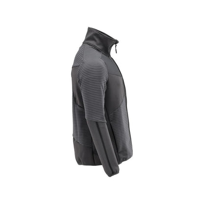 Fleece trui met microfleece jack met ritssluiting
