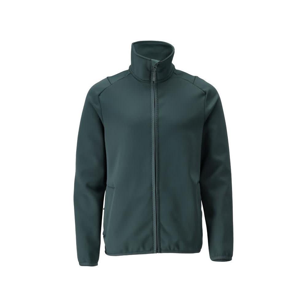 Fleece trui met microfleece jack met ritssluiting