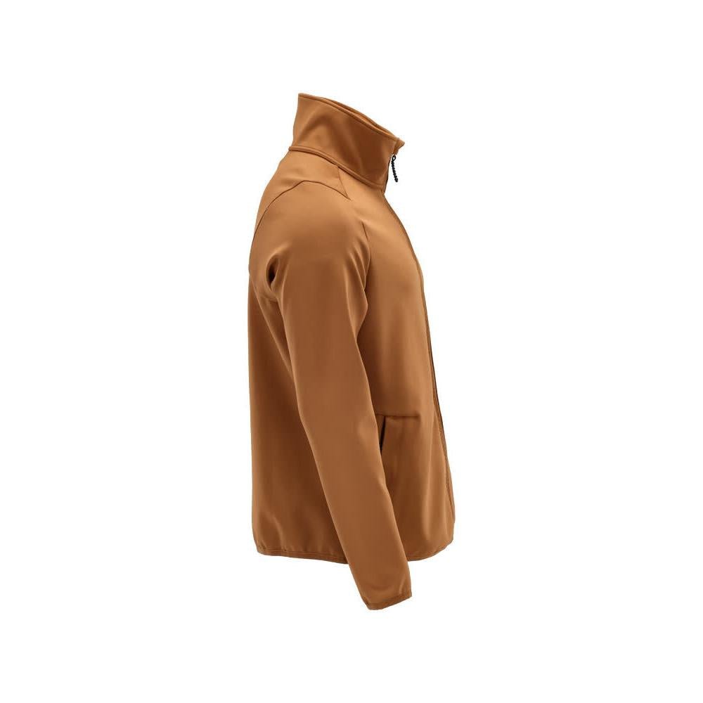 Fleece trui met microfleece jack met ritssluiting