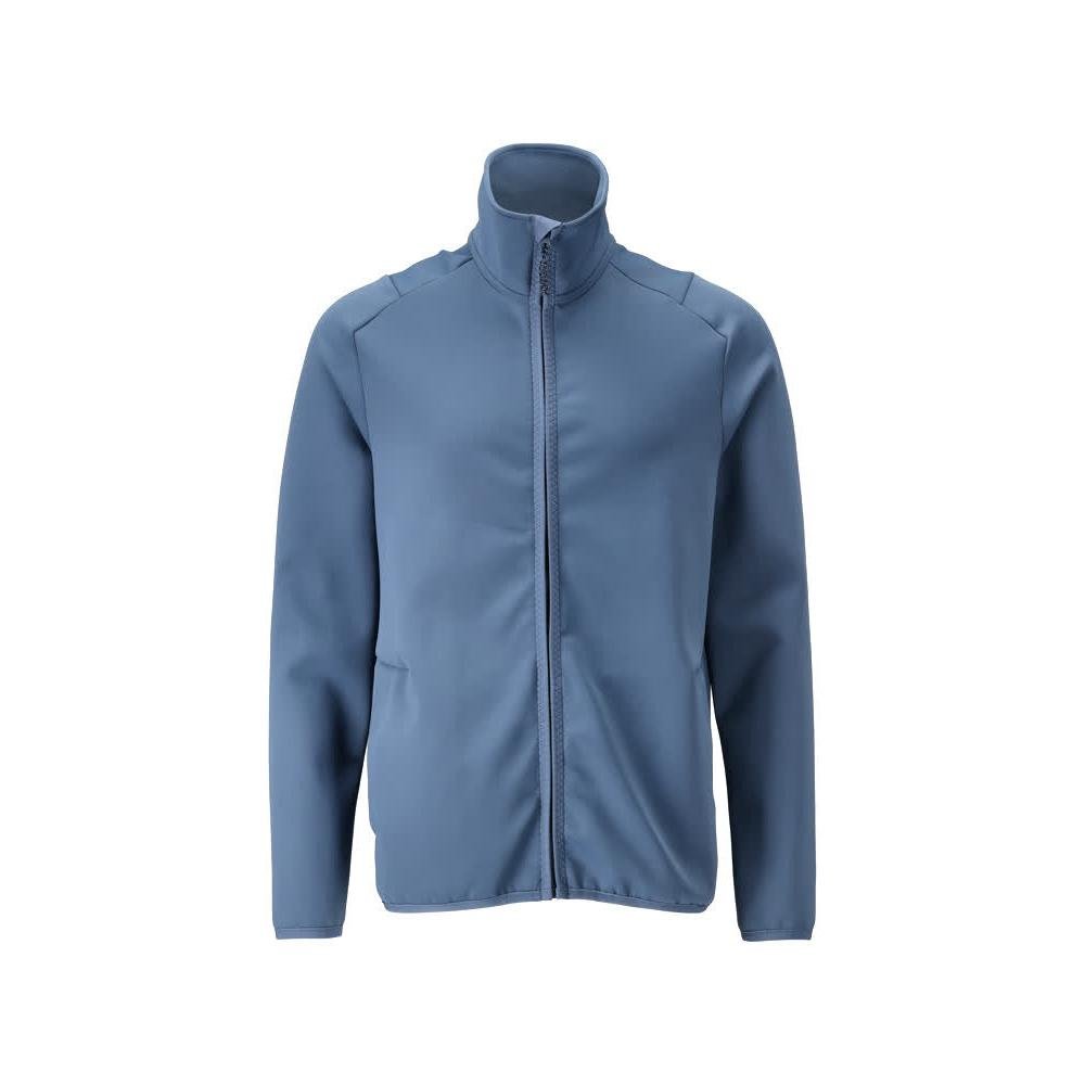 Fleece trui met microfleece jack met ritssluiting