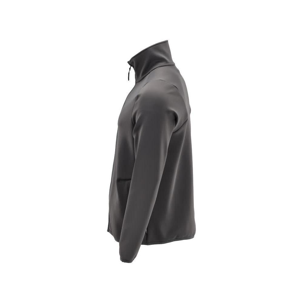 Fleece trui met microfleece jack met ritssluiting