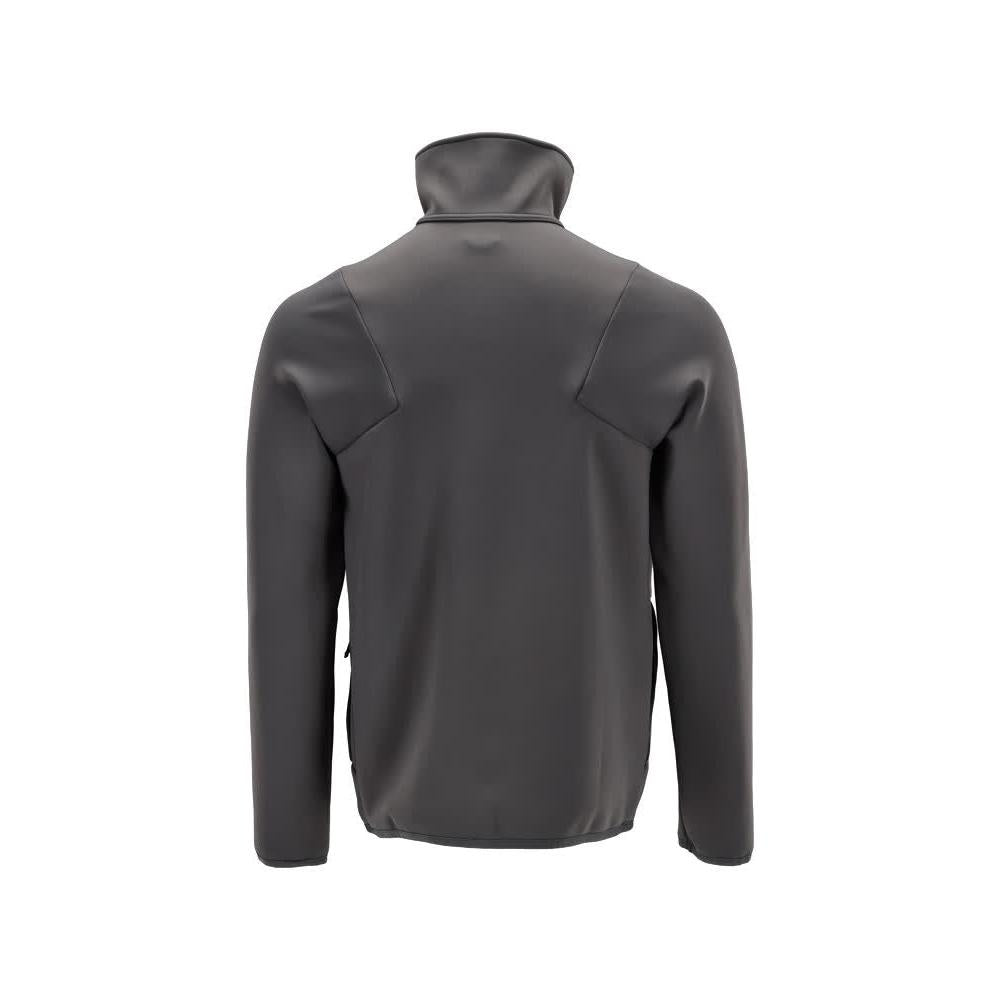 Fleece trui met microfleece jack met ritssluiting