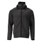 Fleece trui, capuchon, microfleece jack met ritssluiting, zwart