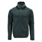Fleece trui, capuchon, microfleece jack met ritssluiting, bosgroen