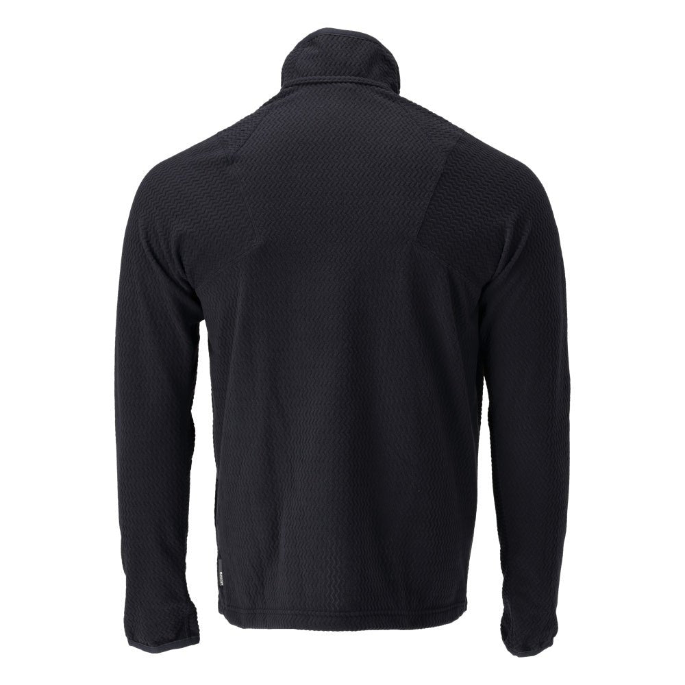Microfleece trui met korte rits microfleece jas