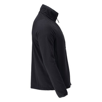 Microfleece trui met korte rits microfleece jas