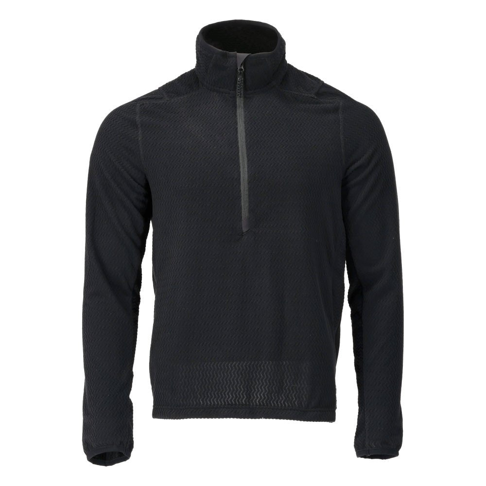Microfleece trui met korte rits microfleece jas