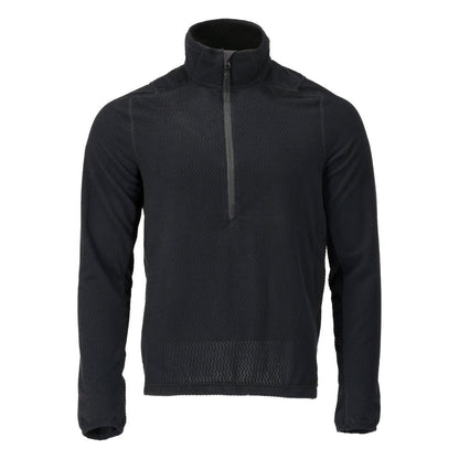 Microfleece trui met korte rits microfleece jas