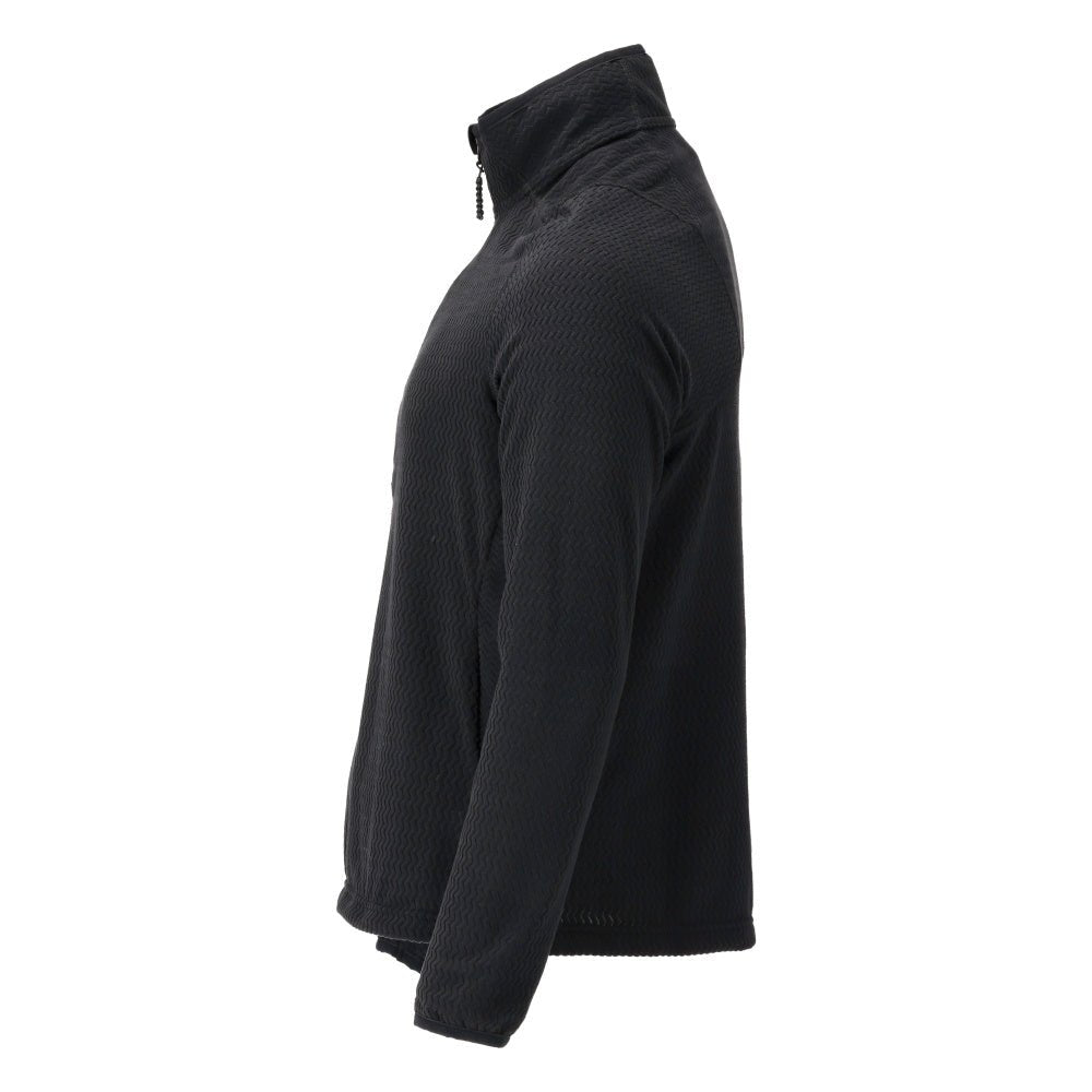 Microfleece trui met korte rits microfleece jas