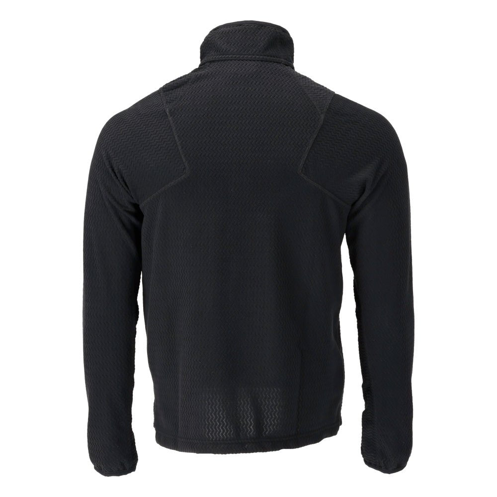 Microfleece trui met korte rits microfleece jas