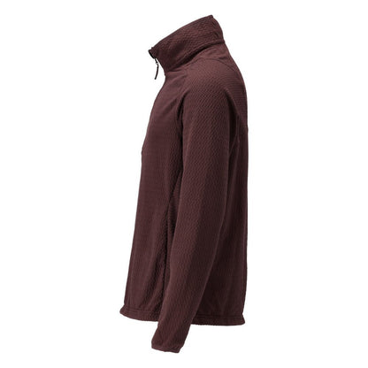 Microfleece trui met korte rits microfleece jas