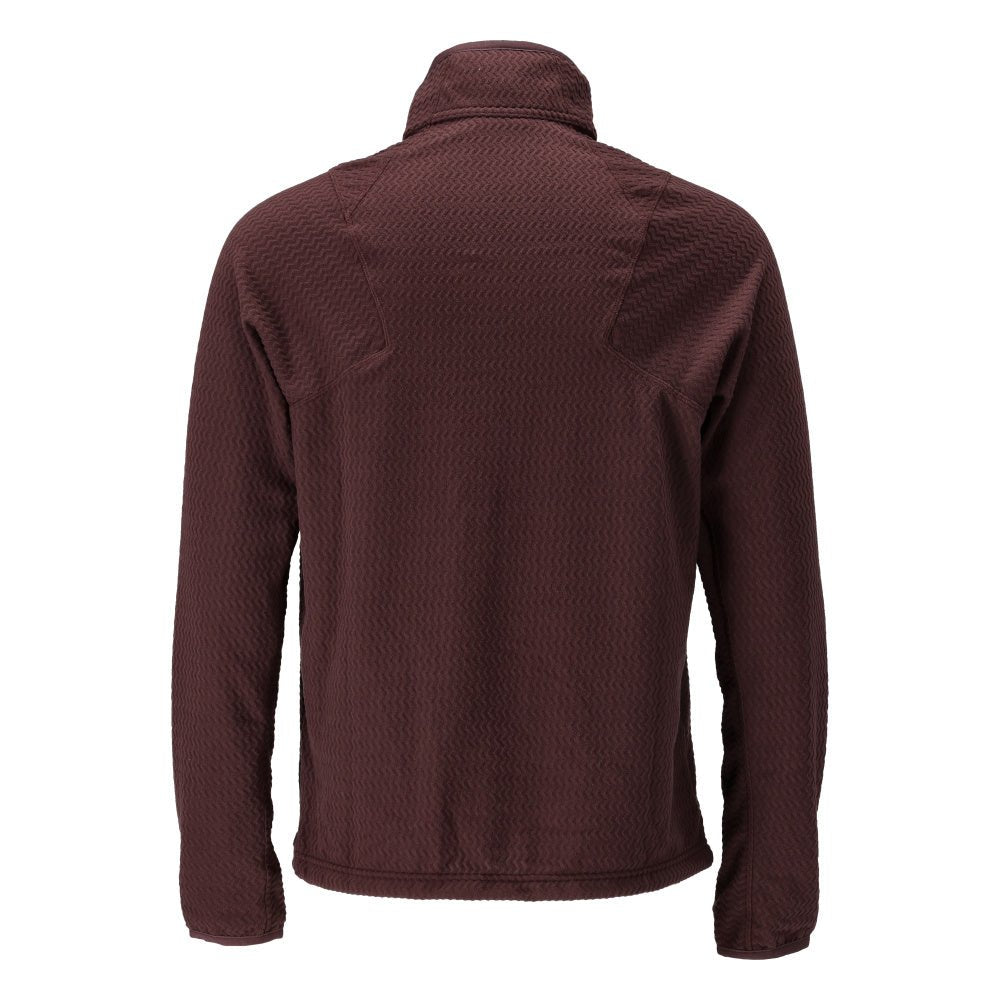 Microfleece trui met korte rits microfleece jas