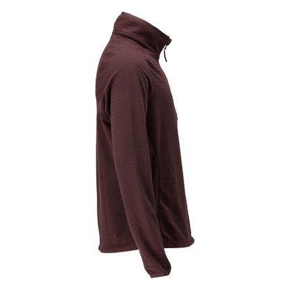 Microfleece trui met korte rits microfleece jas