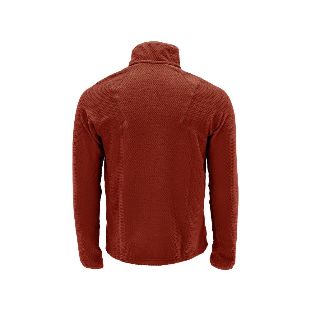 Microfleece trui met korte rits microfleece jas