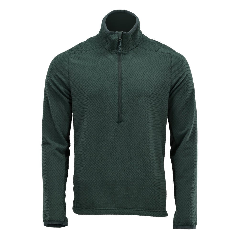 Microfleece trui met korte rits microfleece jas