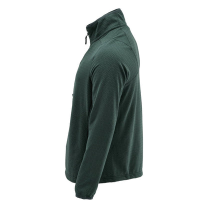 Microfleece trui met korte rits microfleece jas