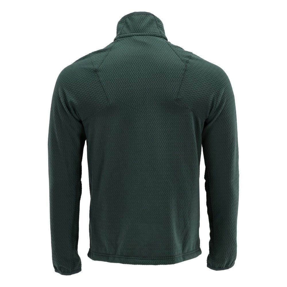 Microfleece trui met korte rits microfleece jas