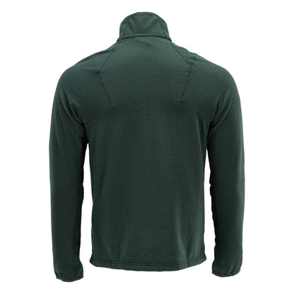 Microfleece trui met korte rits microfleece jas