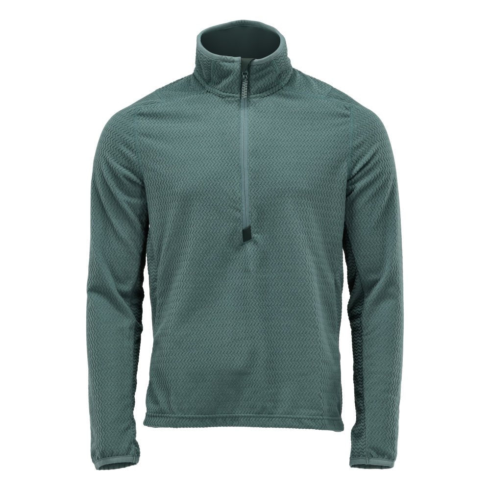 Microfleece trui met korte rits microfleece jas