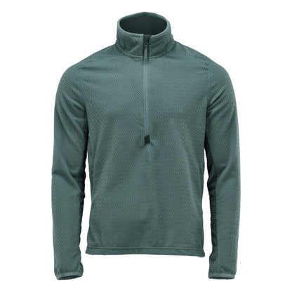 Microfleece trui met korte rits microfleece jas