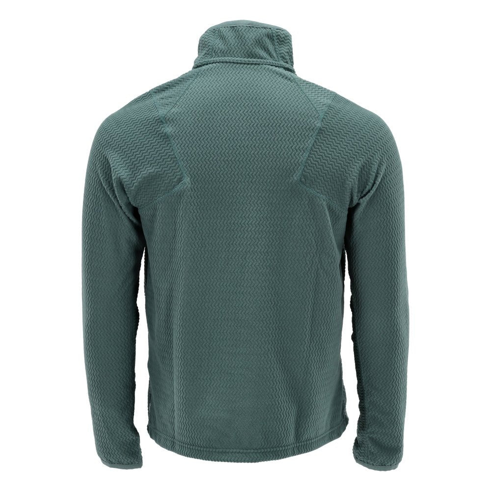 Microfleece trui met korte rits microfleece jas