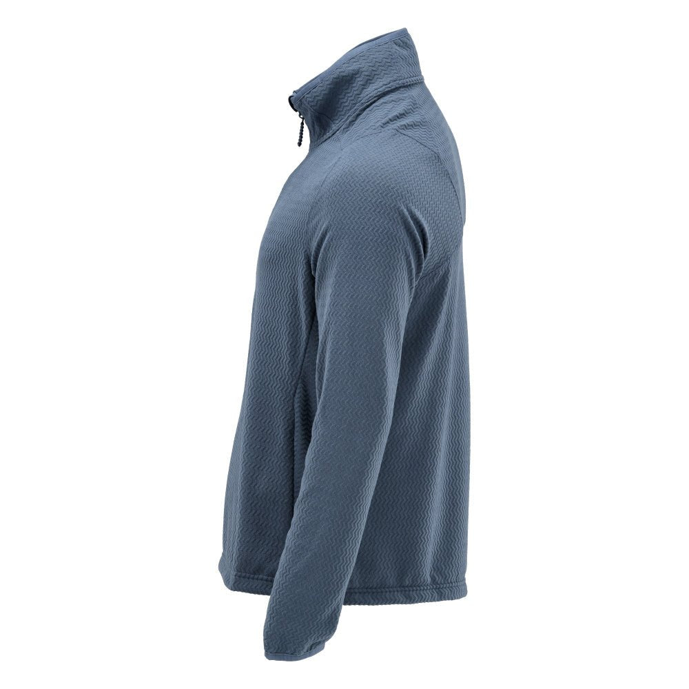 Microfleece trui met korte rits microfleece jas