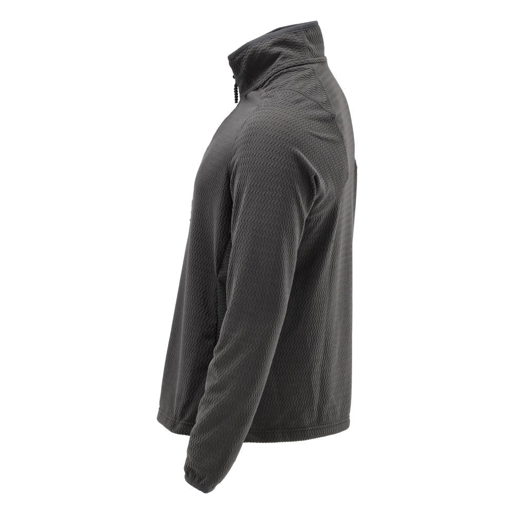 Microfleece trui met korte rits microfleece jas