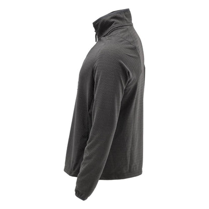 Microfleece trui met korte rits microfleece jas
