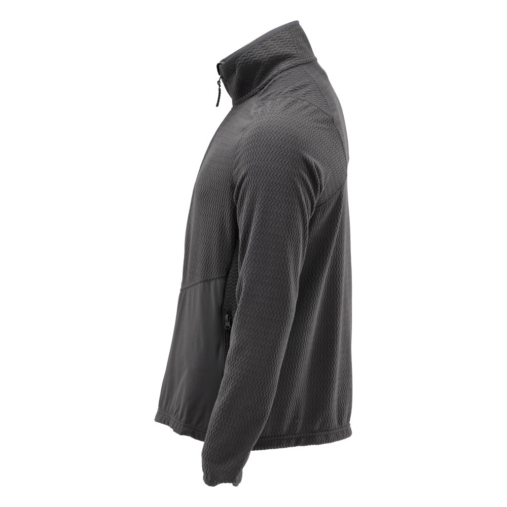 Pull micropolaire avec veste zippée en micropolaire