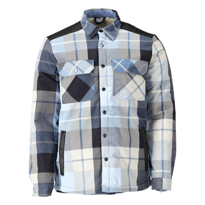 Overhemd, geruit, voering van vezelbont, thermoshirt