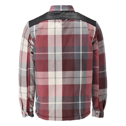 Overhemd, geruit, voering van vezelbont, thermoshirt
