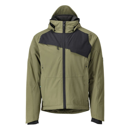 Veste d'hiver avec CLIMASCOT®, veste d'hiver imperméable, vert mousse/noir