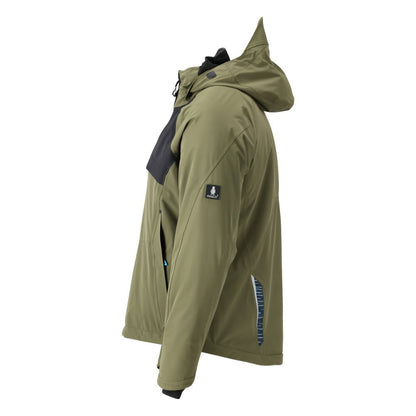 Veste d'hiver avec CLIMASCOT®, veste d'hiver imperméable, vert mousse/noir