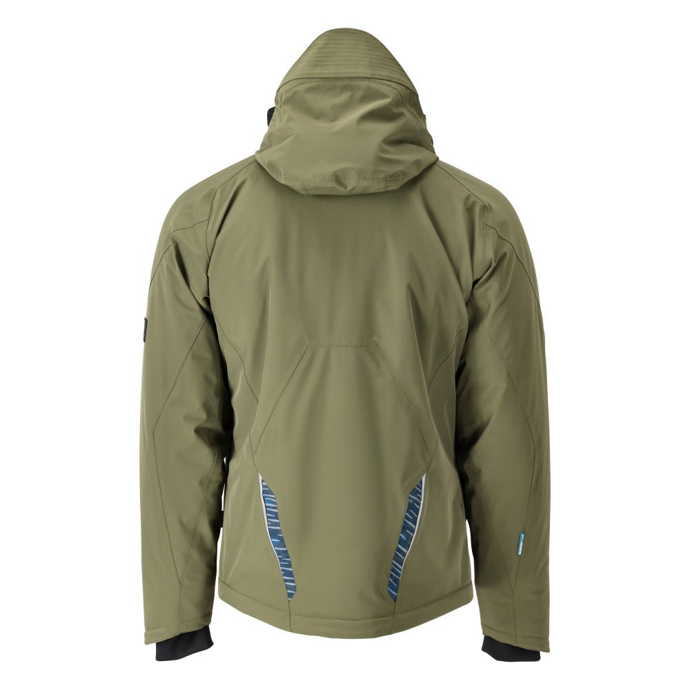 Veste d'hiver avec CLIMASCOT®, veste d'hiver imperméable, vert mousse/noir