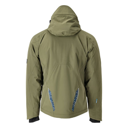 Veste d'hiver avec CLIMASCOT®, veste d'hiver imperméable, vert mousse/noir