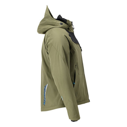 Veste d'hiver avec CLIMASCOT®, veste d'hiver imperméable, vert mousse/noir
