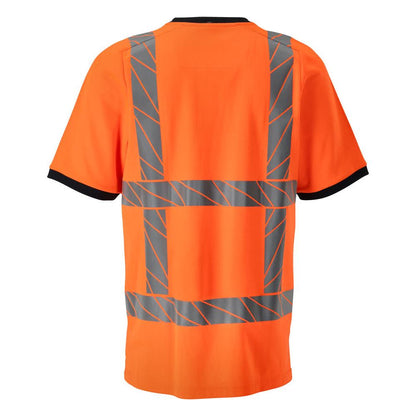 T-shirt, t-shirt coupe moderne, orange haute visibilité