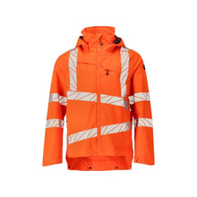 Hardshelljack met lichte voering, fluo oranje