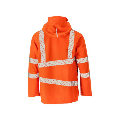 Hardshelljack met lichte voering, fluo oranje