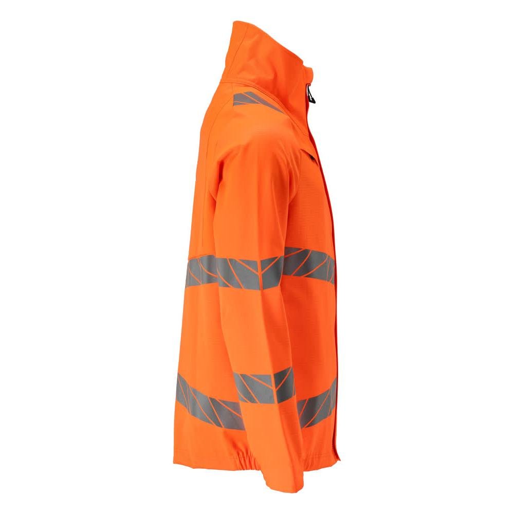 Jas, werkjas met stretch inzetstukken, signalisatie oranje