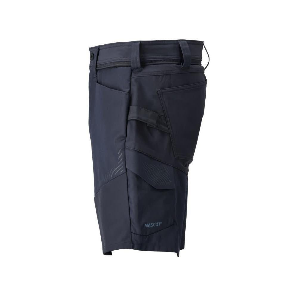 Shorts, lichtgewicht shorts, zwart-blauw