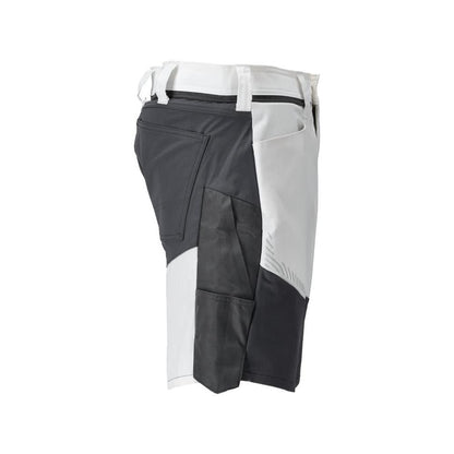 Shorts, lichtgewicht short, wit/antracietgrijs