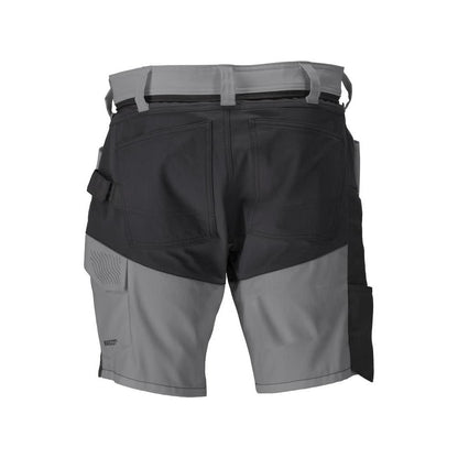 Shorts, lichtgewicht short, antracietgrijs/zwart