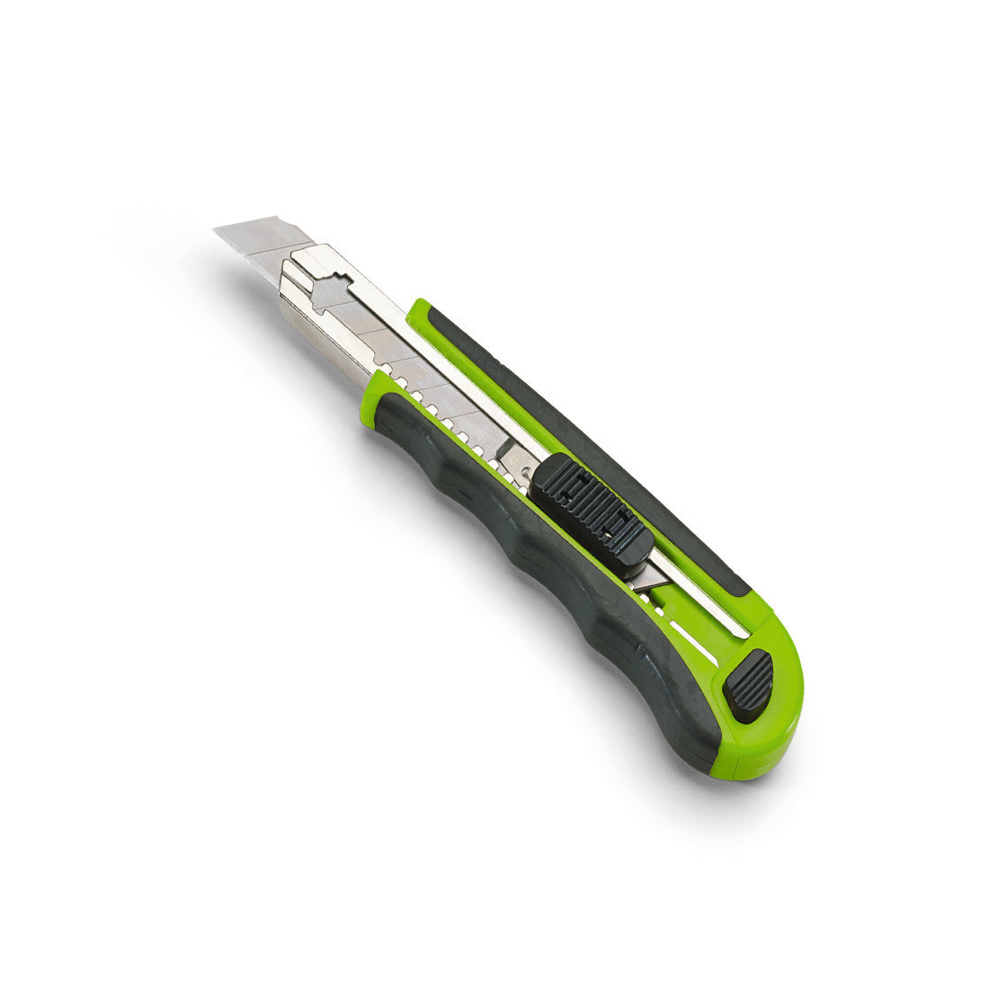 Ein Nölle Profi Brush 2K Abbrechmesser, 18 mm mit Feststellschraube, 17 cm lang (1 Stück), von Nölle Profi Brush Bürsten- & Pinseltechnik e.K., abgebildet auf weißem Hintergrund.