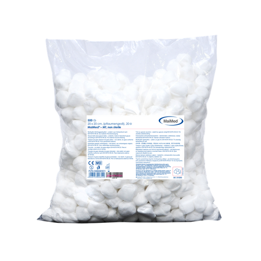 MaiMed-MT-onsteriele gaasdoekjes, 500 stuks/foliezak