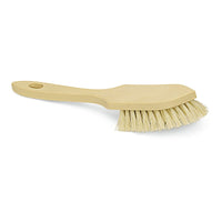 La brosse à manche Nölle Profi Brush de 28 cm, de dureté moyenne, en Thermo-PET résistant à la chaleur, fabriquée par Nölle Profi Brush Bürsten- & Pinseltechnik e.K. et dotée d'un trou au niveau du manche, est représentée sur un fond blanc.