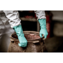 NITRAS GREEN BARRIER, handschoenen voor chemische bescherming, groen