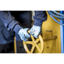 NITRAS SOFT GRIP, gants de montage, bleu clair / bleu foncé