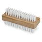 La brosse à main Nölle Profi Brush à double face (10 cm, poils PP durs, blanc) de Nölle Profi Brush Bürsten- & Pinseltechnik e.K. dispose de poils denses et durs des deux côtés et est représentée sur un fond blanc simple.